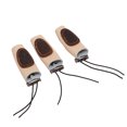 thumbnail image 2 of Archery Finger Guards, Portable Imitation Leather Bow Finger Guard Comfortable Wear Wide Applicability Soft Texture Brown  For Compound Bow For Recurve Bows, 2 of 8