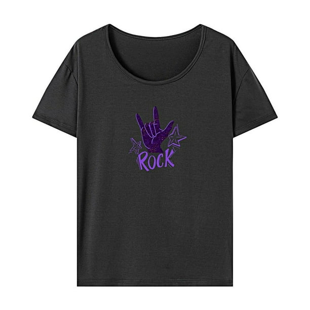 Camiseta de verano para mujer, camisetas informales ligeras de verano para viajar, regalo para mujer XL