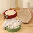 thumbnail image 2 of Round Cat Scratching Pad Sisal Weave Scratcher Claw Grinder Furniture Protector Cats Training Toys, 2 of 9