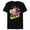 Black, variant on Luke Skywalker vs Darth Vader Duel Retro 1980 Vibe - Short Sleeve Blended T-Shirt for Adults - Customized-Dark Heather
