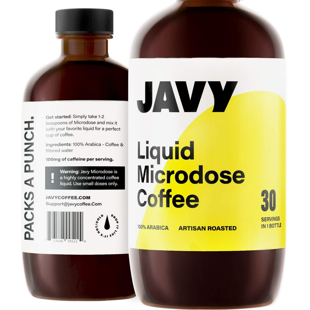 Javy Coffee Microdose Liquid Coffee Concentrate, Artisan Roasted Cold