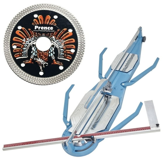 Sigma 4EN - 49 Inch Push Tile Cutter - NEX Series 4   Prence 4.5" Diamond Mesh Blade