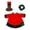 E, variant on Sunshinehomely Holiday Goose Statue Costume, Christmas Themed Clothing for Standing Goose Decor, Garden Goose Christmas Decorations for Yard Accents, Patios and Entryways
