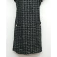 thumbnail image 3 of JBS Black Short Sleeve Boat Neck Knit Shimmered Dress, Women's 12, 3 of 5