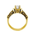 thumbnail image 2 of Tribal Irish Celtic Wedding Engagement Gold Plated Women Commitment Promise Ring, 2 of 3