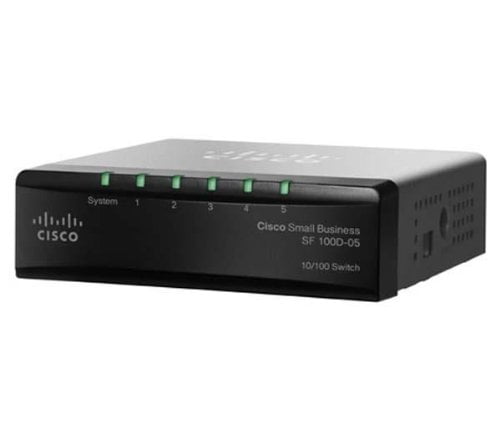 Cisco SF100D-05-NA SF100D 5 Port 10 100 Switch by Cisco