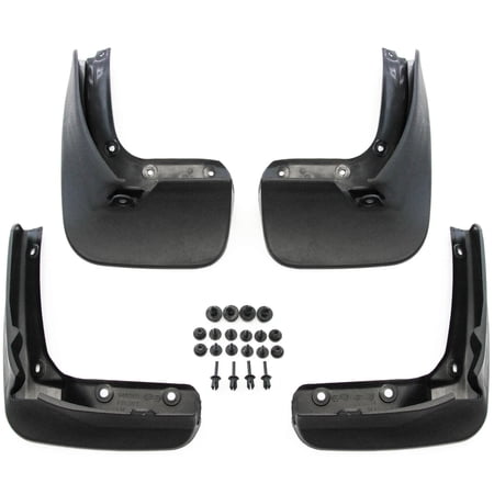 Red Hound Auto Custom Molded Mud Flaps Mud Guards Compatible with 2015-2017 Volkswagen GTI Front & Rear 4pc Set