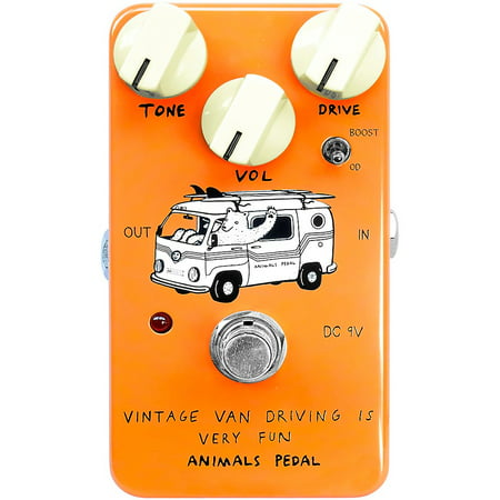 Animals Pedal Vintage Van Overdrive Effects Pedal Candle (Best Overdrive Pedal For Humbuckers)
