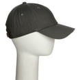 thumbnail image 2 of Custom Hat A to Z Initial Letters Classic Baseball Cap, Charcoal Hat White Gold Letter Q, 2 of 4