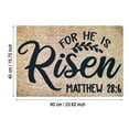 thumbnail image 2 of Binwennn He Is Easter Risen Mats Holiday Mats Welcome Door Mats Polyester Door Mats Texture Throw Blanket Designer Throw Knitted Blanket Throw Fuzzy Rugs for Living Room Carpet 8x10 Living Room Throws, 2 of 6