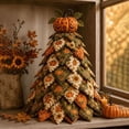 thumbnail image 3 of DIY Halloween Quilted Fabric Tree Kit, 3D Layered Fabric Sewing Craft Kit, 3D Padded Sewing Craft Project, Handmade Halloween Decorations Tabletop Decor for Mantel Shelf Home Display, 3 of 8