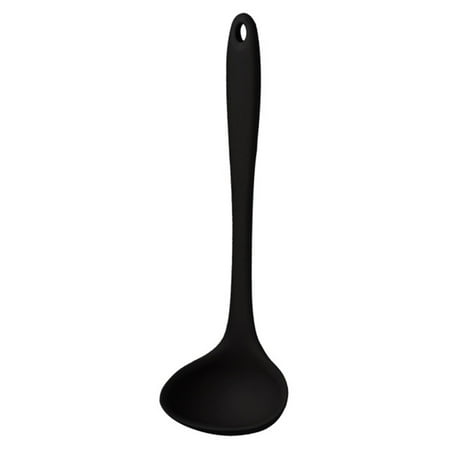 

TIANYUHE Kitchen Ladle Anti-scald Flexible Silicone Long Handle Soup Scoop Cooking Spoon for Home