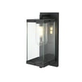 thumbnail image 3 of Elegant Lighting Keaton 8 Inch Outdoor Wall Sconce In Black, 3 of 8