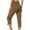 Coffee, variant on Xzbqbs Women's Capris Hiking Summer Pants Outdoor Athletic Casual with Pockets Cargo Capris for Women