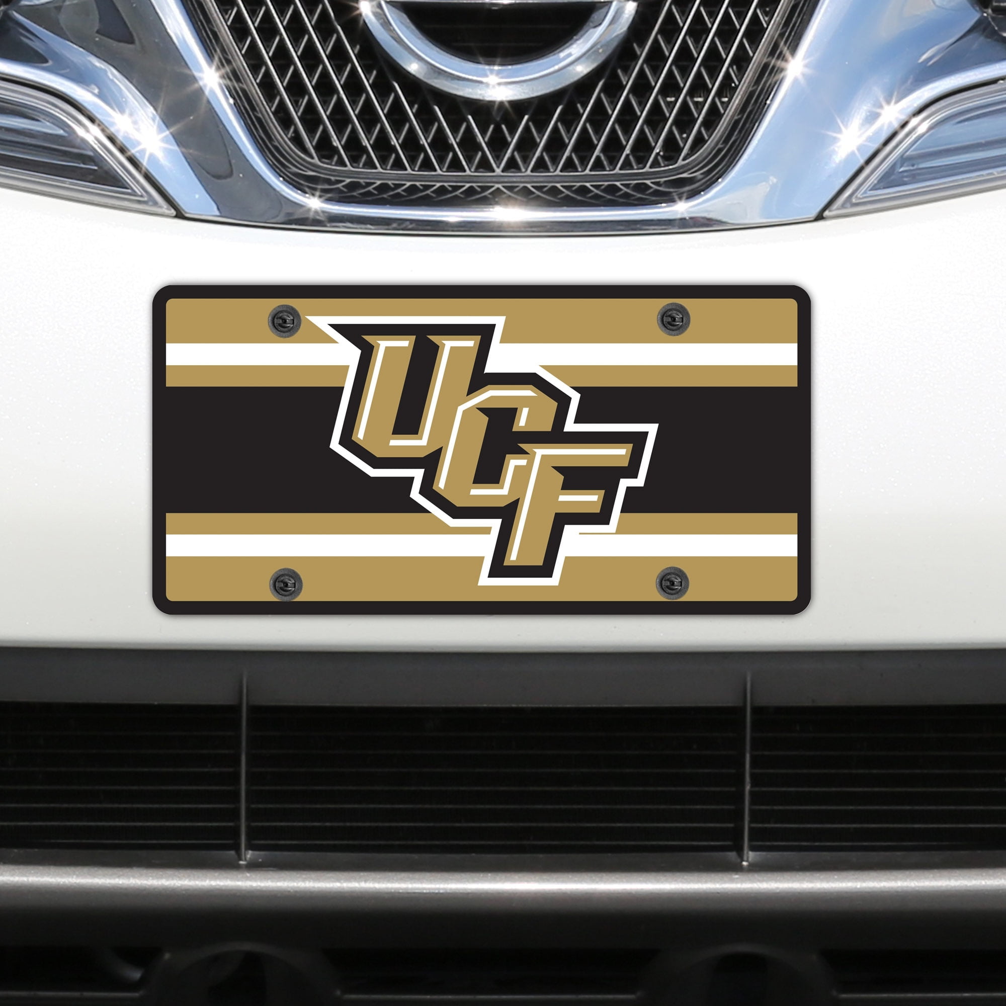 Hard Thick Acrylic WinCraft University of Central Florida UCF Knights Auto Badge Emblem 