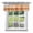 Burnt Orange, variant on Kitchen Cafe Valance Curtain for Small Windows,Watercolor Brown Abstract Texture Rod Pocket Short Valances,42x12in