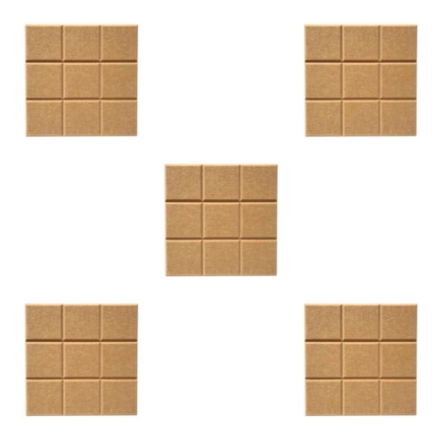 Youkk Convenient 12 x 12 Cork Board Tiles for Collaborative Work and Brainstorming yellow 12 Inch x 12 Inch 5Set