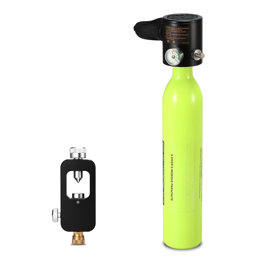 0.5L Oxygen Cylinder Diving Air Tank Oxygen Cylinder Refill Adapter Set