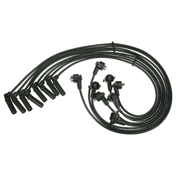 Cables de bobina de bujía de automóvil Unique Bargains de 7 mm para Ford Explorer y Mercury Mountaineer V8 5.0L 98-00 - Paquete de 8