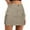 Khaki, variant on Low Waist Cargo Skirt Women Button Mini Cargo Skirt with Pocket A Line Skirt Skirts for Women