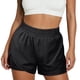 thumbnail image 3 of TaTaai Women's Breathable Solid Color Elastic Waist Shorts Anti-Slip Safety Liner 5" Pants with Pockets Casual Daily Wear Knee Length Shorts Gift, 3 of 7