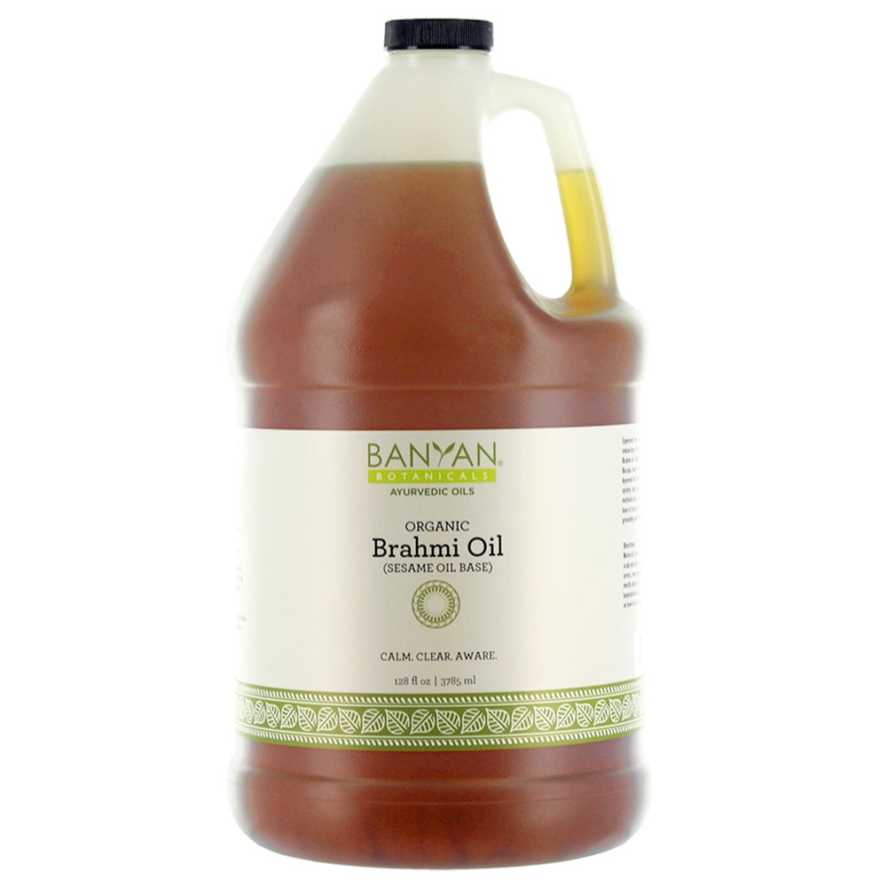 Banyan Botanicals Brahmi Oil with Sesame Base USDA Certified Organic