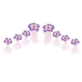 thumbnail image 2 of 8 Flower Toe Separator Purple - 8 Flower Toe Separator | Silicone Flower Toe Spacers Toe Stretchers | Reusable Toe Separators for Nail Varnish | Toe Dividers for Nail Polish Pedicure Tools, Nail, 2 of 9