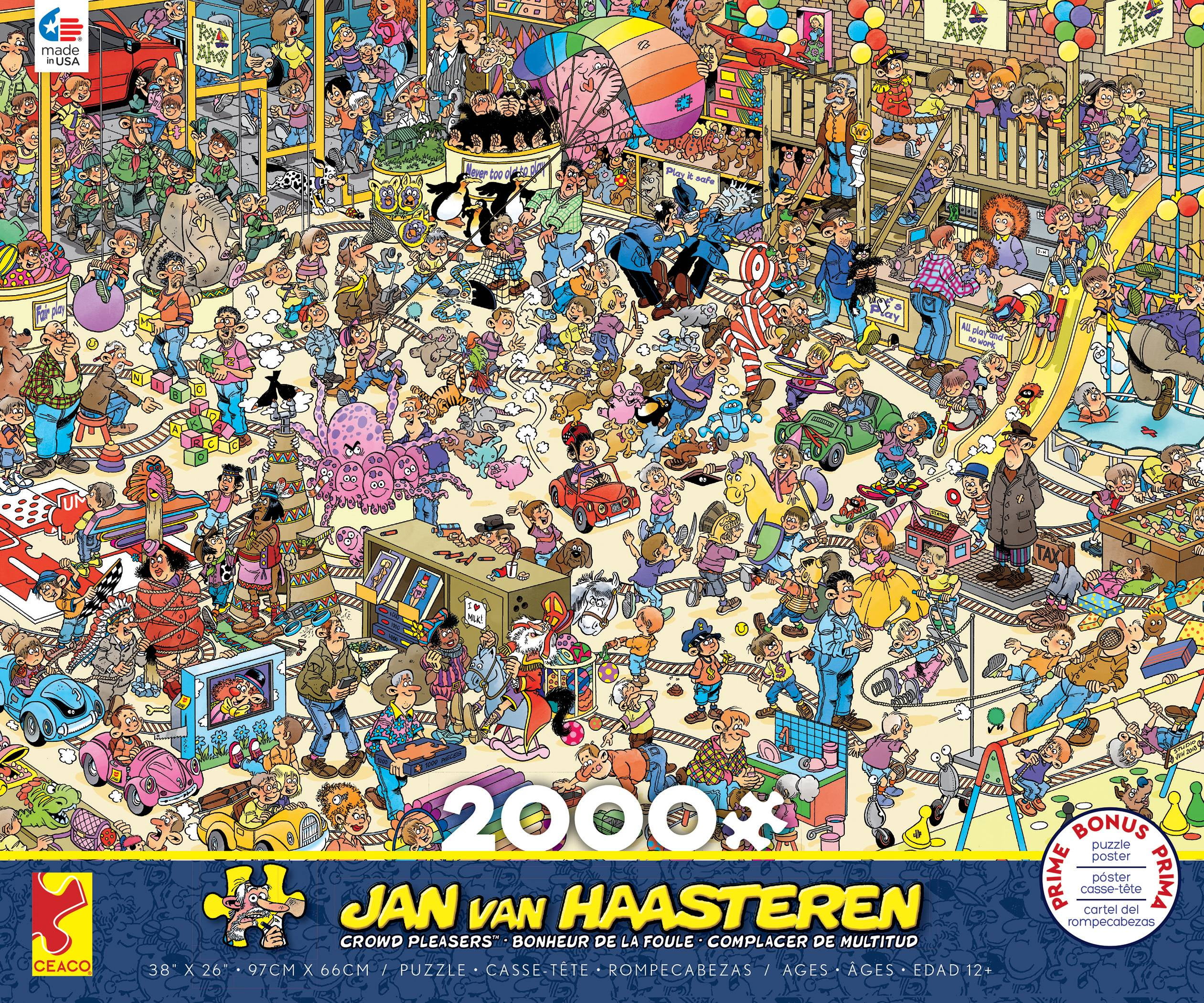Uitstekend Conform Duplicatie Ceaco - 2000Pc Assortment - Jan Van Haasteren - Toy Ahoy - 2000 Piece  Jigsaw Puzzle - Walmart.com