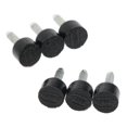 thumbnail image 4 of 3 pares de puntas de tacón alto Grifos Reparación de calzado Dowels Pads 9x6mm Negro Sunnimix Reemplazo de grifos de tacón alto, 4 of 8