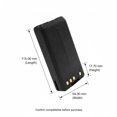thumbnail image 3 of Batería CS BATTERY KNB-55L 7,4 V 2000 mAh Li-ion, 3 of 6