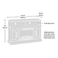 thumbnail image 3 of Sauder Crédence Cheminée, Finition Chalk Oak®, 426163, 3 of 9