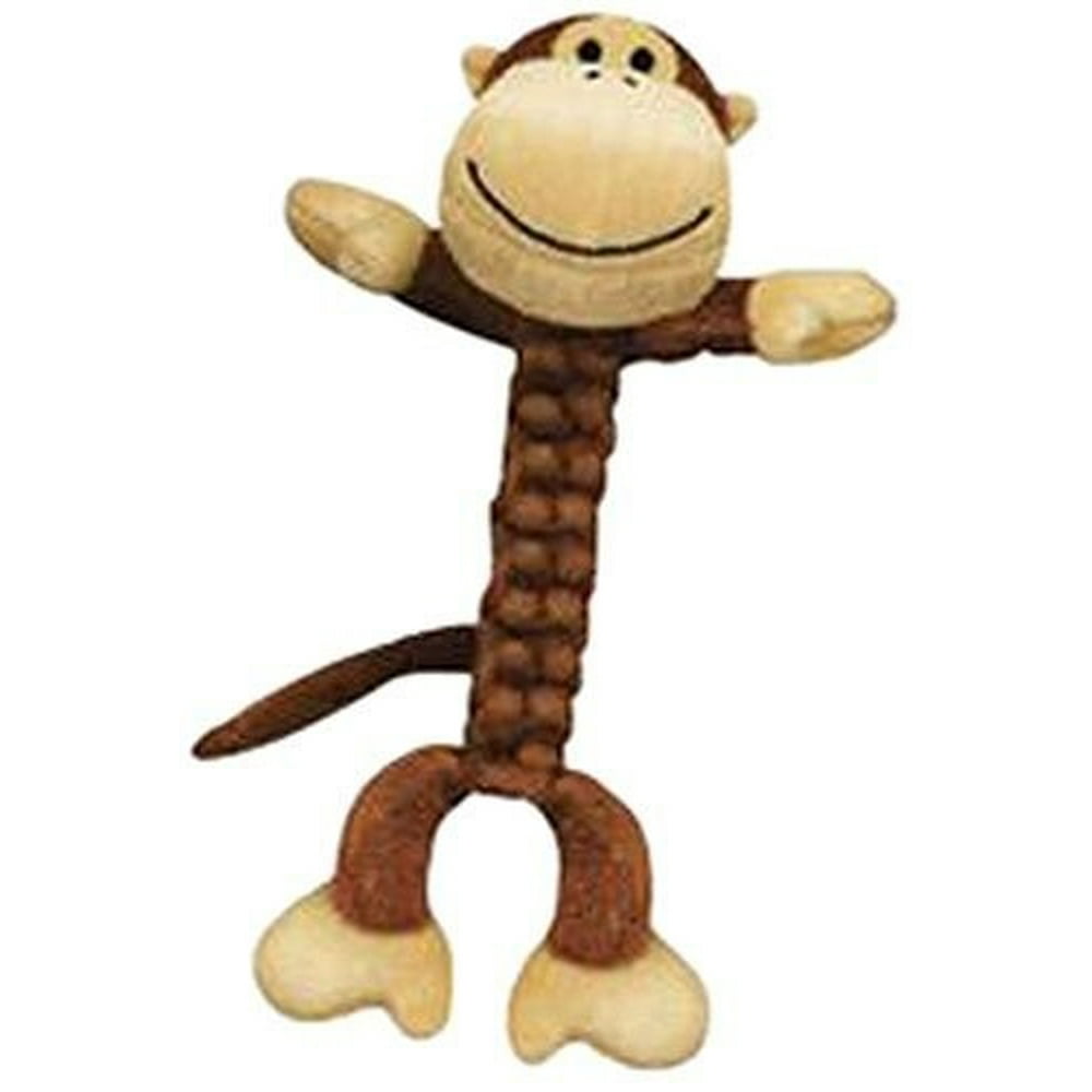 Kong Braidz Monkey Dog Toy Small (6" Long)
