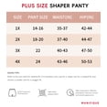 thumbnail image 6 of MANIFIQUE Plus Size Body Shaper Tummy Control Panty - Shapewear for Women, Beige, 1-Pack, 6 of 6