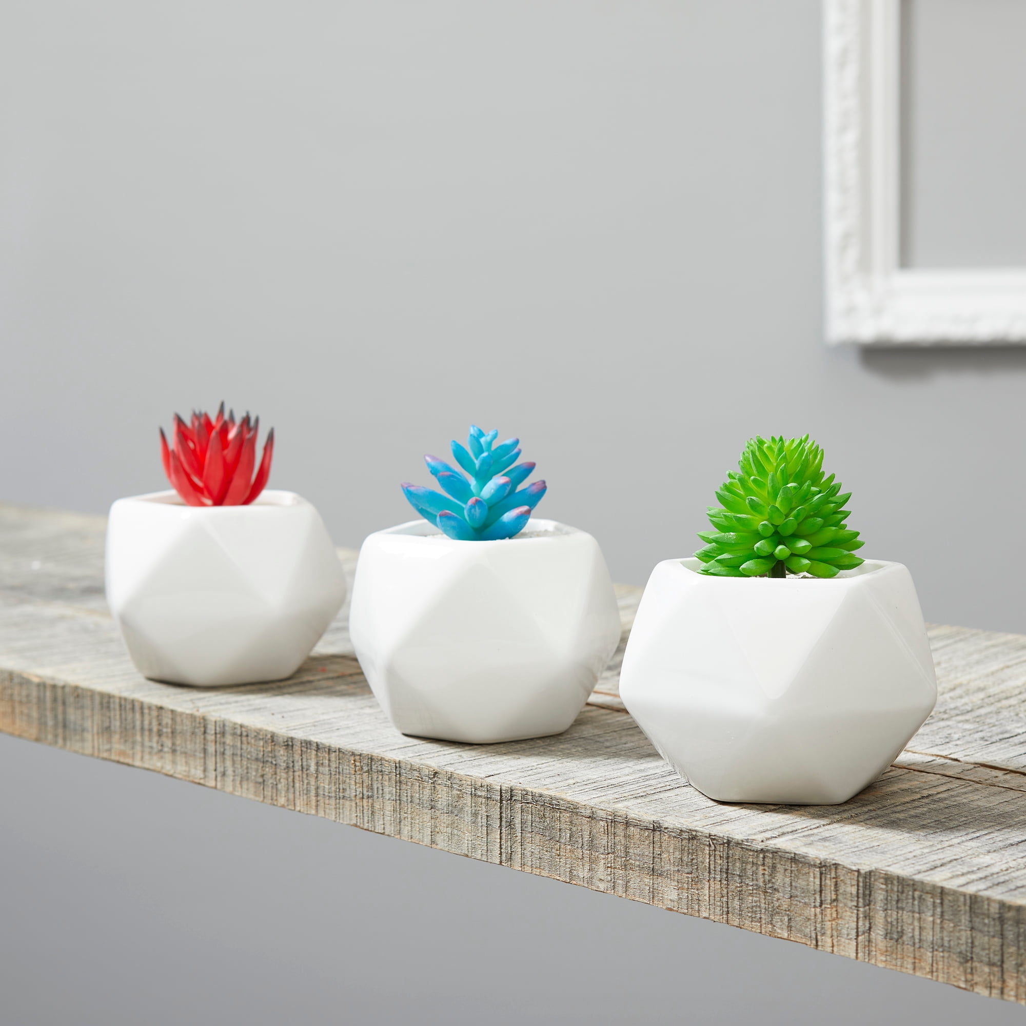 Mainstays Artificial Succulent Pick 2 inch x 4.25 inch Bright Green