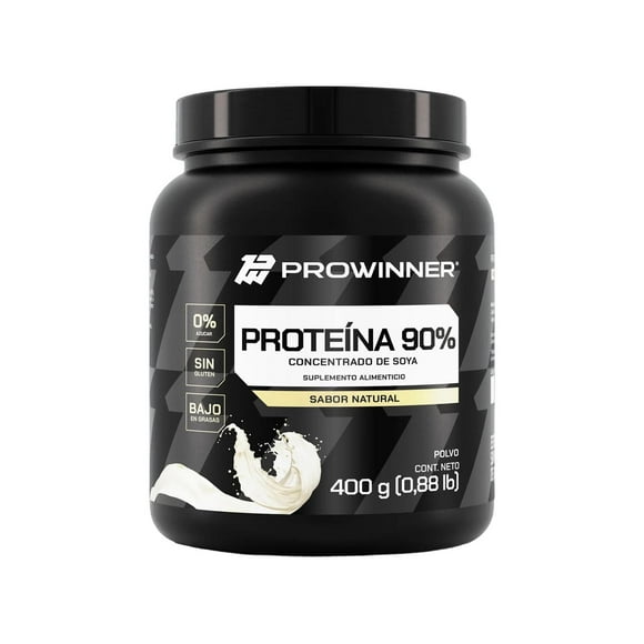 Proteína de Soya 90% Natural ProWinner PROWPROTEINA90NATURAL400G 400 g