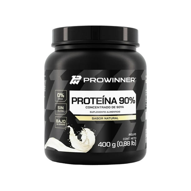 Proteína de Soya 90% Natural ProWinner PROWPROTEINA90NATURAL400G 400 g