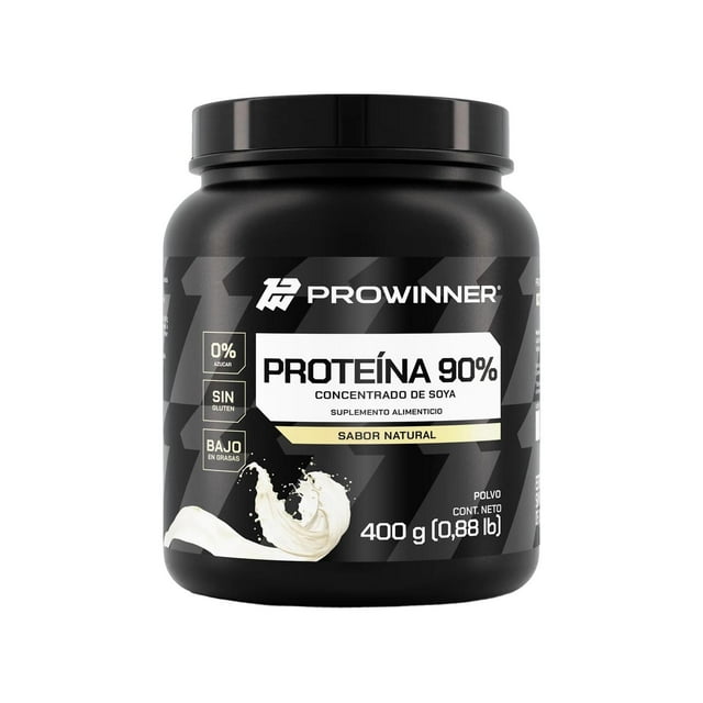 Proteína de Soya 90% Natural ProWinner PROWPROTEINA90NATURAL400G 400 g
