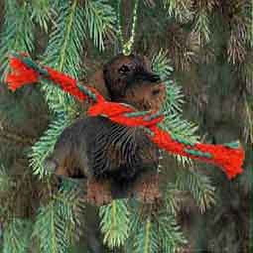 Dachshund Miniature Dog Ornament - Wire Haired