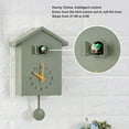 thumbnail image 3 of Reloj De Pared Con Forma De Casa De Pájaros, Reloj De Cuco Hecho A Mano De Plástico ABS, Reloj De Pared Vintage Con Llamada De Voz De Pájaro, Reloj Colgante De Pared Arte, 3 of 7