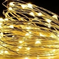thumbnail image 1 of Travelwant LED String Lights, LEDs Fairy Lights Plug in, Dimmable Outdoor Tree Lights, UL-Listed Warm White Copper String Lights Remote Control for Room Garden, 1 of 8