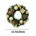 thumbnail image 3 of Twfbrm Artificial Christmas Wreath for Front Door Xmas Red Berry Wreath with Pine Needles Pine Cones Eucalyptus Leaves Christmas Hanging Decorations for Wall Outdoor Home Window Decor, 3 of 6