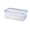 D, variant on Dmlowu Clear Plastic Fruit Storage Containers for Fridge, Leak Proof Airtight Stackable Meal Prep Containers, Large Food Containers for Veggie Berry Grain Fresh Food