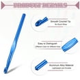 thumbnail image 3 of Uxcell Crochet Hook Set, 14Pcs 9mm Aluminum Ergonomic Crochet Needle Blue, 3 of 7
