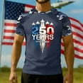 thumbnail image 3 of USA 250th Anniversary Men's Patriotic 250 Years 1776-2026 Independence Day Graphic Shirt, 3 of 5