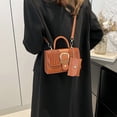 thumbnail image 5 of FENOHREFE Creative Alligator Embossed Crossbody and Handheld Bag Set PU Leather Shoulder Bags Handbag for Fashionable Ladies, 5 of 8