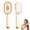 Pink, variant on Electric Steam Brush for Hair, Electric Spray Air Cushion Comb for Women, Rechargeable Water Spray Hair Brush, Anti-Static Detangling Massage Brush, Reduce Frizz, Smooth & Nourish Hair Beige