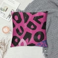 thumbnail image 2 of Chilfamy  Hot Pink Decorative Throw Pillow Case,Leopard Animal Skin Pattern in Abstract Style Wild Safari Jungle Theme, Cushion Cover for Couch Living Room Car, 2 of 5
