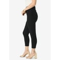thumbnail image 3 of Roaman's Women's Plus Size Knit Jean Capri, 3 of 3