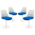 thumbnail image 1 of Modern Contemporary Kitchen Dining Side Chair Set of Four Blue, 1 of 5