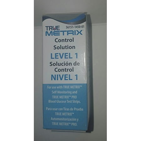 - Control Solution Level 1 for TRUE Metrix Meter 3ml